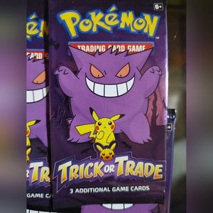 32 packages Pokémon trade cards Halloween edition